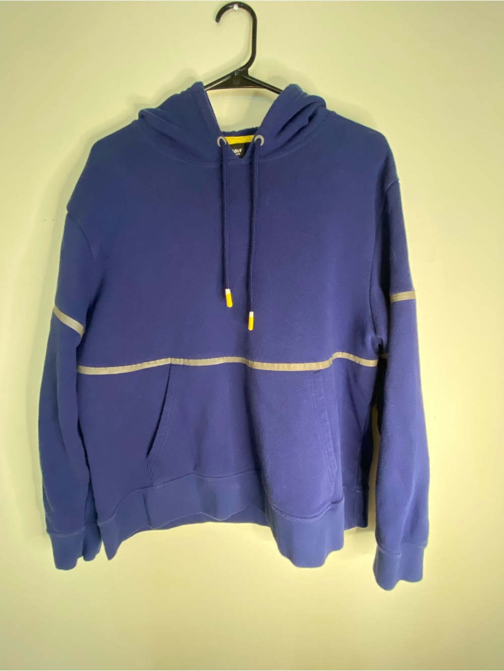 Bonobos Royal Blue Hooded Sweatshirt with Yellow Accents